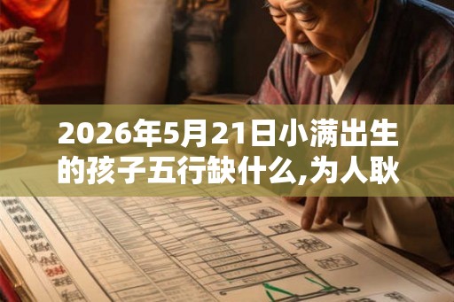 2026年5月21日小满出生的孩子五行缺什么,为人耿直精力旺盛