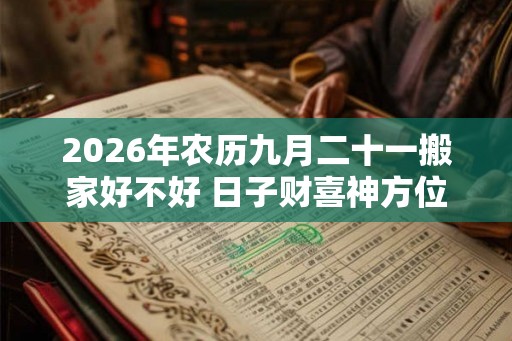 2026年农历九月二十一搬家好不好 日子财喜神方位