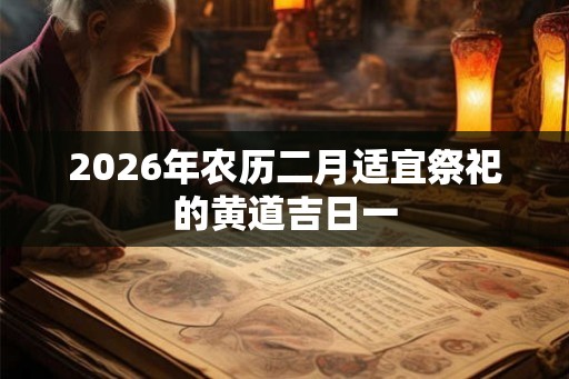 2026年农历二月适宜祭祀的黄道吉日一
