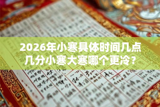 2026年小寒具体时间几点几分小寒大寒哪个更冷？