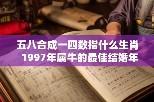 五八合成一四数指什么生肖  1997年属牛的最佳结婚年龄