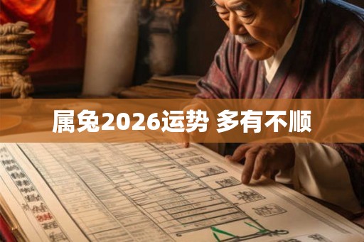 属兔2026运势 多有不顺