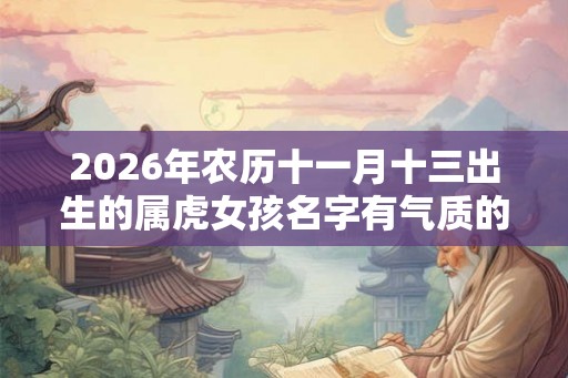 2026年农历十一月十三出生的属虎女孩名字有气质的