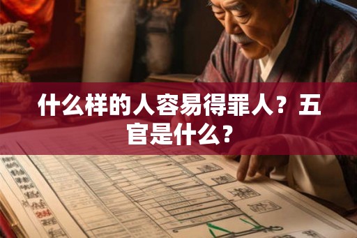什么样的人容易得罪人?五官是什么? 什么样的人容易得罪人?五官是什么?