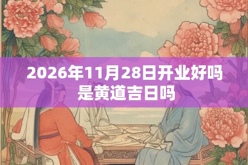 2026年11月28日开业好吗 是黄道吉日吗