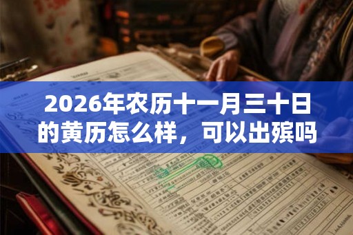 2026年农历十一月三十日的黄历怎么样，可以出殡吗？