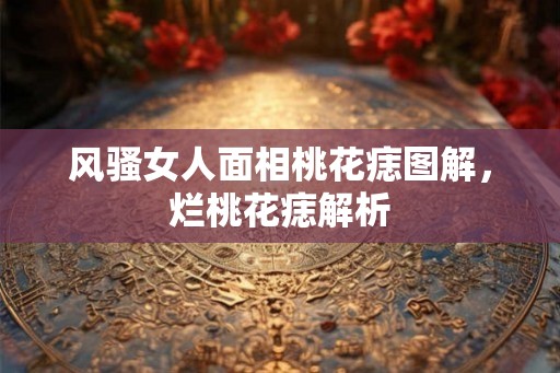 风骚女人面相桃花痣图解，烂桃花痣解析