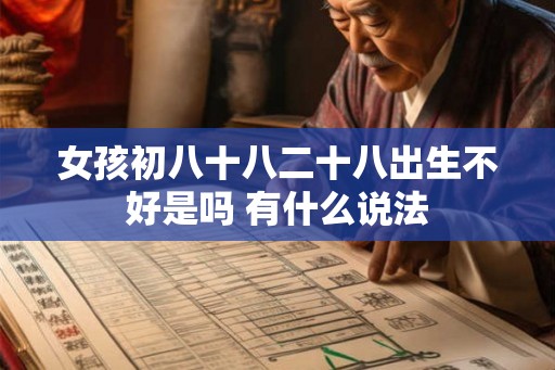 女孩初八十八二十八出生不好是吗 有什么说法