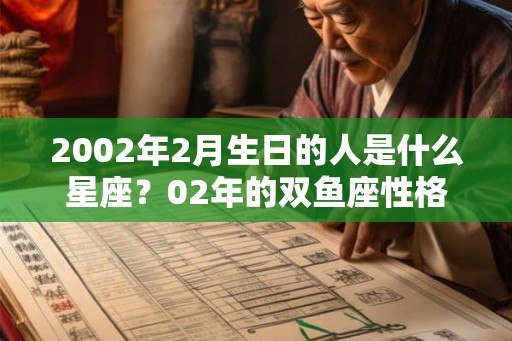 2002年2月生日的人是什么星座?02年的双鱼座性格如何? 2002年2月生日的人是什么星座?02年的双鱼座性格如何?