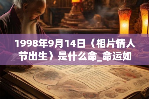 1998年9月14日（相片情人节出生）是什么命_命运如何