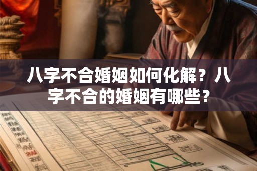 八字不合婚姻如何化解？八字不合的婚姻有哪些？