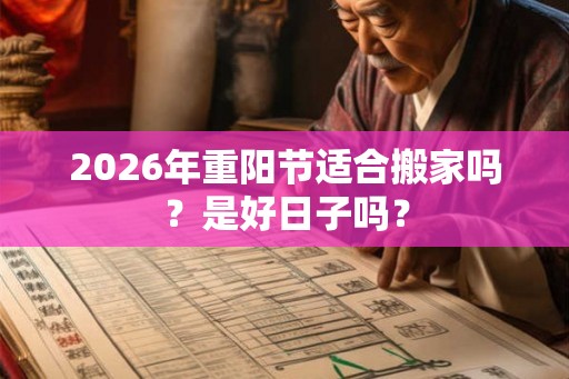 2026年重阳节适合搬家吗?是好日子吗? 2026年重阳节适合搬家吗?是好日子吗?