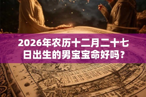 2026年农历十二月二十七日出生的男宝宝命好吗？