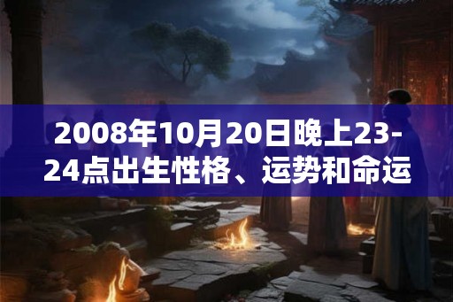 2008年10月20日晚上23-24点出生性格、运势和命运