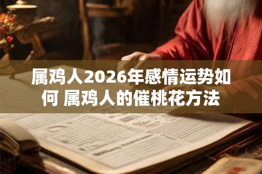 属鸡人2026年感情运势如何 属鸡人的催桃花方法