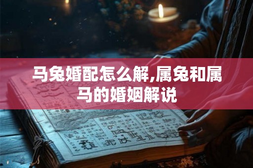 马兔婚配怎么解,属兔和属马的婚姻解说