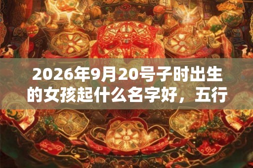 2026年9月20号子时出生的女孩起什么名字好，五行属什么
