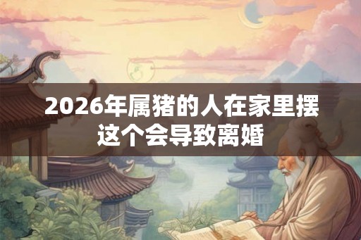 2026年属猪的人在家里摆这个会导致离婚