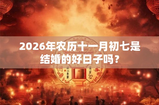 2026年农历十一月初七是结婚的好日子吗？