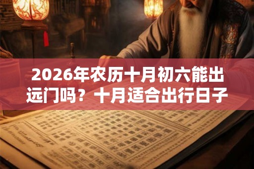 2026年农历十月初六能出远门吗?十月适合出行日子大全 2026年农历十月初六能出远门吗?十月适合出行日子大全