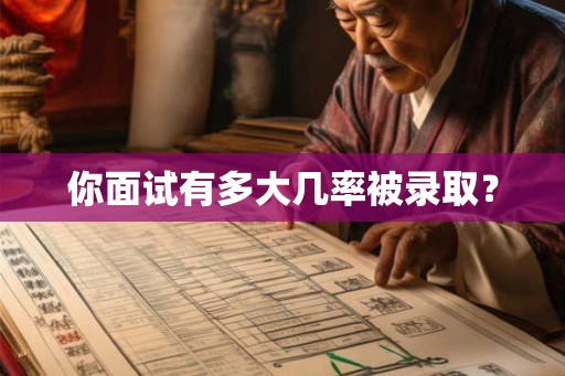 你面试有多大几率被录取？