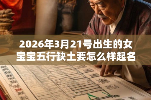 2026年3月21号出生的女宝宝五行缺土要怎么样起名字