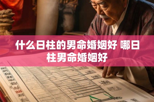 什么日柱的男命婚姻好 哪日柱男命婚姻好 什么日柱的男命婚姻好 哪日柱男命婚姻好