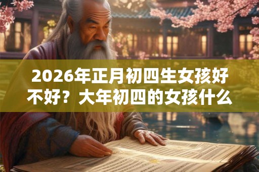 2026年正月初四生女孩好不好？大年初四的女孩什么命？