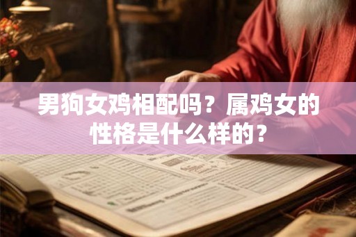 男狗女鸡相配吗?属鸡女的性格是什么样的? 男狗女鸡相配吗?属鸡女的性格是什么样的?