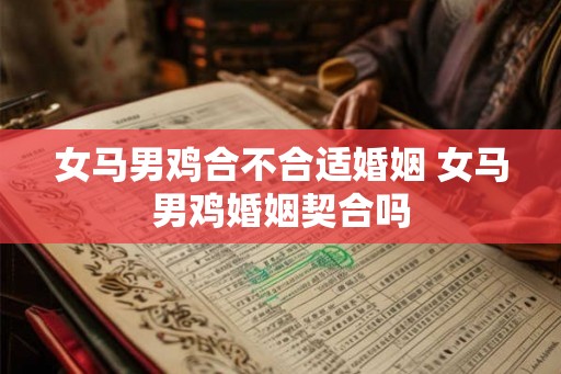 女马男鸡合不合适婚姻 女马男鸡婚姻契合吗