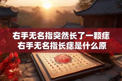 右手无名指突然长了一颗痣 右手无名指长痣是什么原因