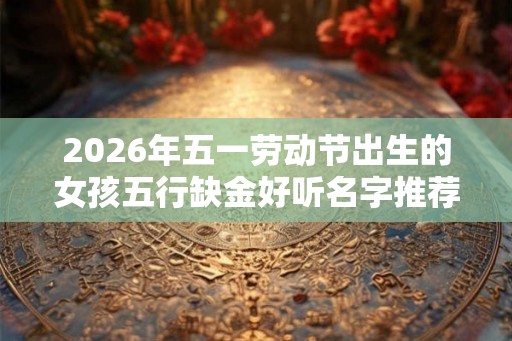 2026年五一劳动节出生的女孩五行缺金好听名字推荐！