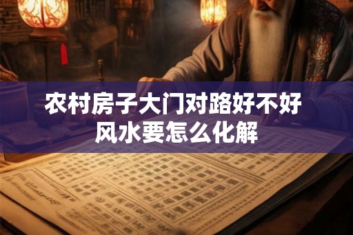 农村房子大门对路好不好 风水要怎么化解