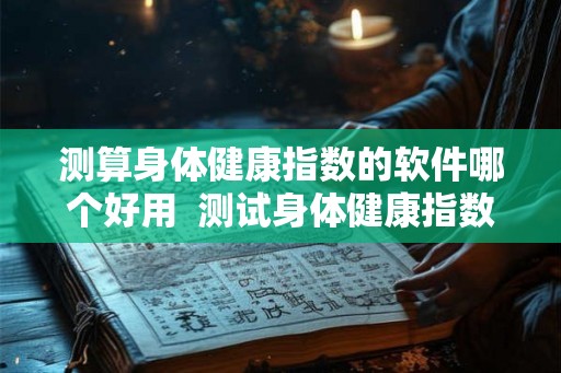 测算身体健康指数的软件哪个好用  测试身体健康指数软件
