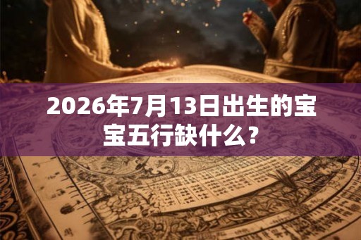 2026年7月13日出生的宝宝五行缺什么？