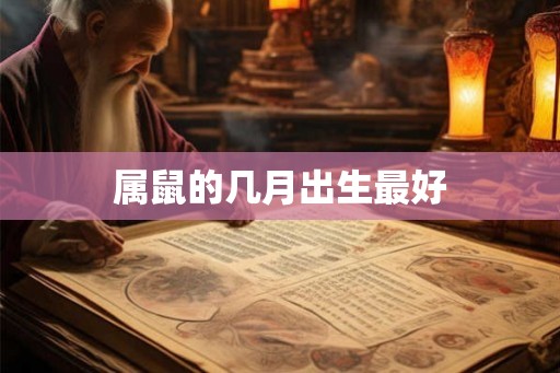 属鼠的几月出生最好