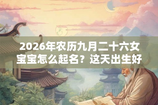 2026年农历九月二十六女宝宝怎么起名？这天出生好命吗？