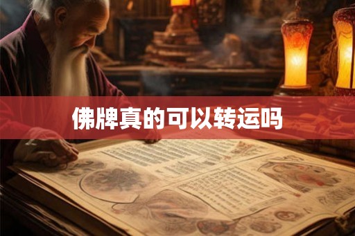 佛牌真的可以转运吗