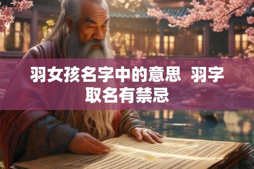 羽女孩名字中的意思  羽字取名有禁忌