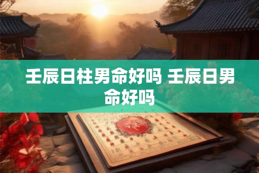 壬辰日柱男命好吗 壬辰日男命好吗