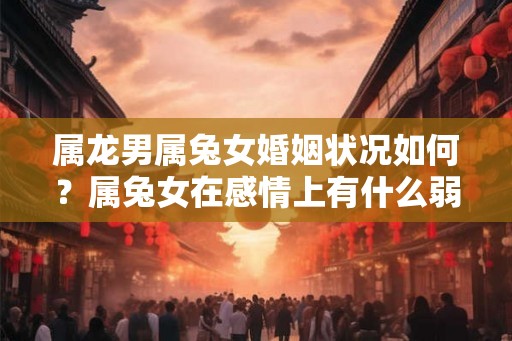 属龙男属兔女婚姻状况如何？属兔女在感情上有什么弱点？