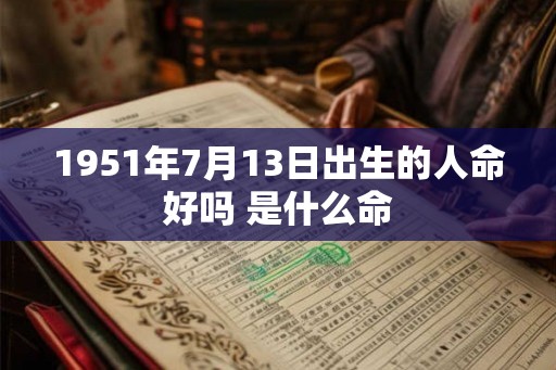 1951年7月13日出生的人命好吗 是什么命