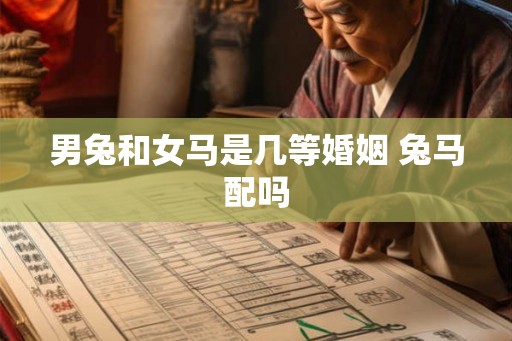 男兔和女马是几等婚姻 兔马配吗