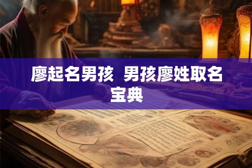 廖起名男孩 男孩廖姓取名宝典 廖起名男孩 男孩廖姓取名宝典