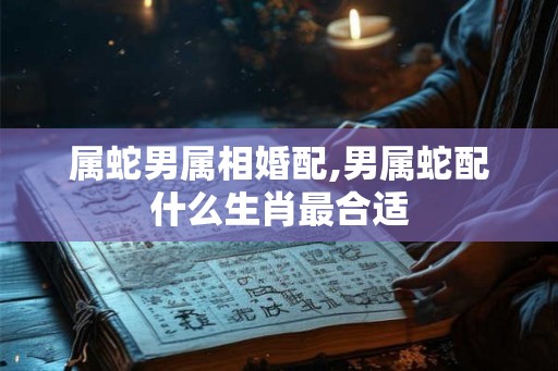 属蛇男属相婚配,男属蛇配什么生肖最合适