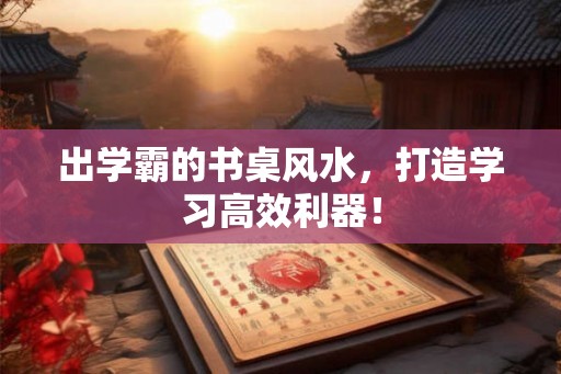 出学霸的书桌风水，打造学习高效利器！