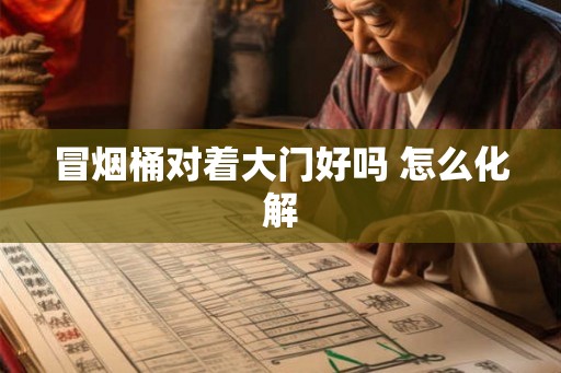 冒烟桶对着大门好吗 怎么化解