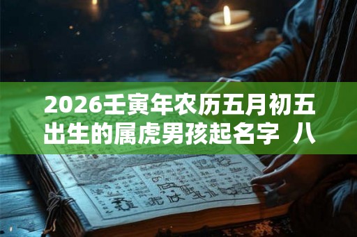 2026壬寅年农历五月初五出生的属虎男孩起名字  八字算命