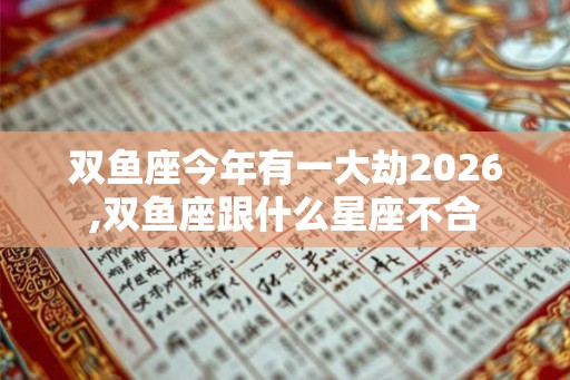 双鱼座今年有一大劫2026,双鱼座跟什么星座不合