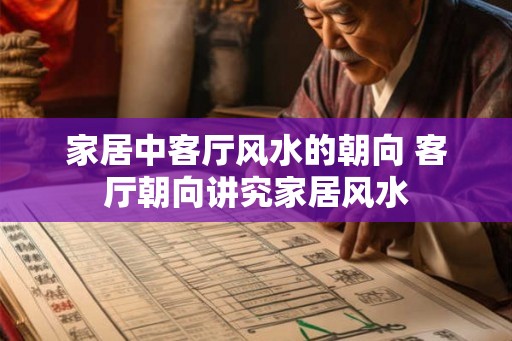 家居中客厅风水的朝向 客厅朝向讲究家居风水